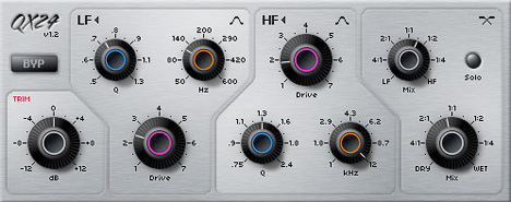 QX24 - free Hybrid EQ / exciter plugin