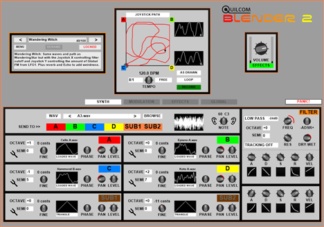 Blender 2 - free Morphing synth plugin