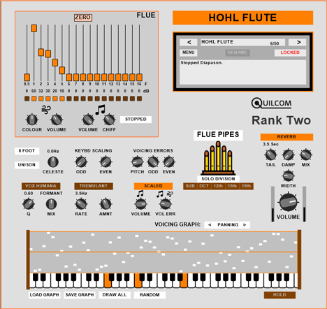 Rank Two - free Pipe organ rank simulator plugin