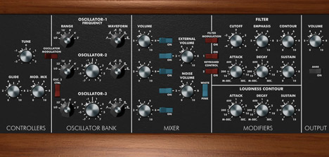 RA Mowg - free Minimoog Model D emulation plugin