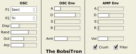 Bobistron - free Chiptune phase distortion synth plugin