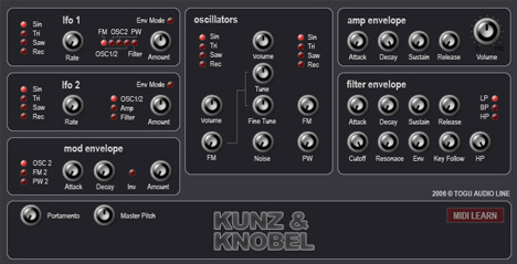 Real Synth - free Monophonic synth plugin