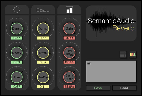 SAFEReverb - free Semantic reverb plugin