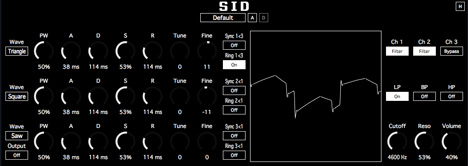 SID - free Commodore 64 emulation plugin