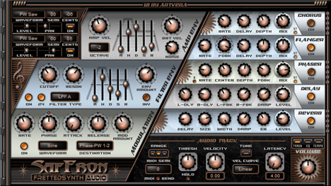 SafFron - free Audio triggered synth plugin