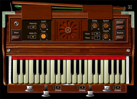 Sama Harmonium - free Harmonium plugin