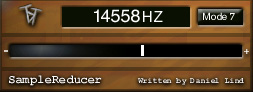 SampleReducer - free Samplerate reduction plugin