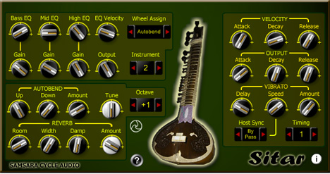 SamsaraSitar - free Sitar plugin