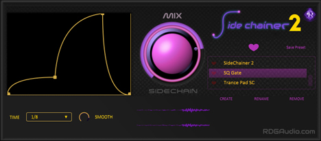 SideChainer 2 - free Drawable gater plugin