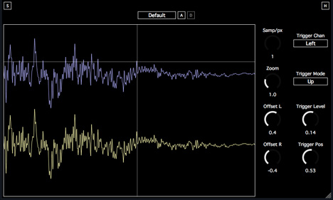 Oscilloscope - free Sound analyser plugin