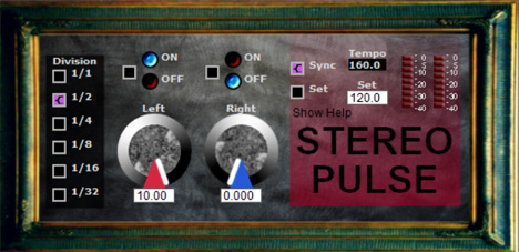 Stereo Pulse - free Tempo-synced autopan plugin