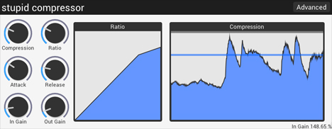 StupidCompressor  - free Compressor / transient shaper plugin