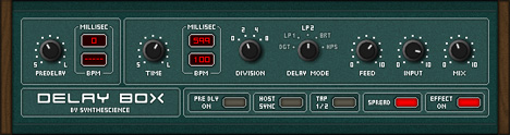 Delay Box - free Analog / digital delay plugin