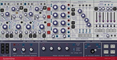 System One D - free Buchla modular emulation plugin