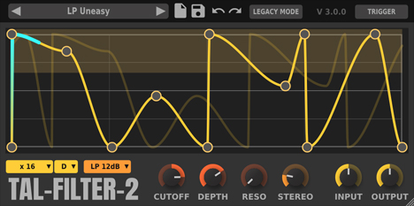 TAL-Filter II - free Modulation filter plugin