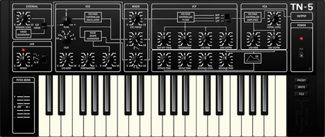 TN-5 - free Yamaha CS-5 emulation plugin