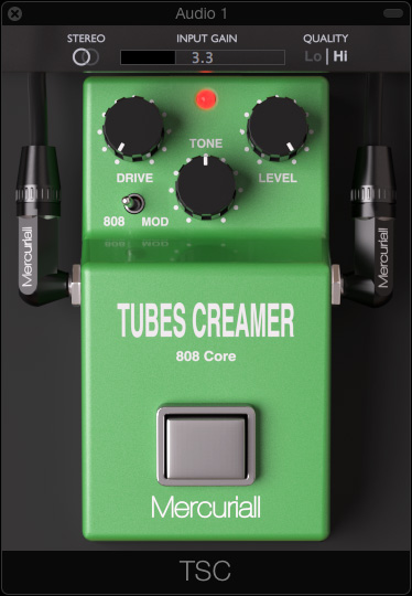 Tubes Creamer 808 Core - free TS-808 distortion plugin