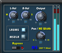 MS - free Mid-side processor plugin