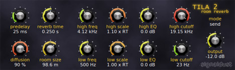 Tila2 - free Room reverb plugin