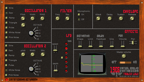 1936 - free Soviet style analog synth plugin