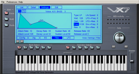 VX7 - free 6 op FM synth plugin