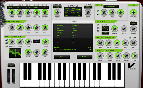 Vaccin - free 3 osc synth plugin