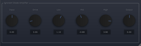 Diode Amplifier - free Tube guitar amp plugin