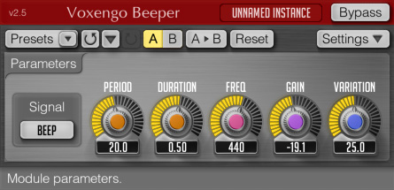 Beeper - free Noise insert utility plugin