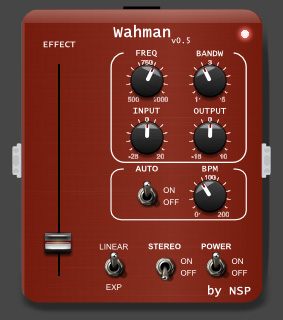 Wahman - free Wah-wah stomp  plugin