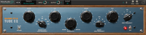 Warmy EP1A V2 - free Tube EQ plugin