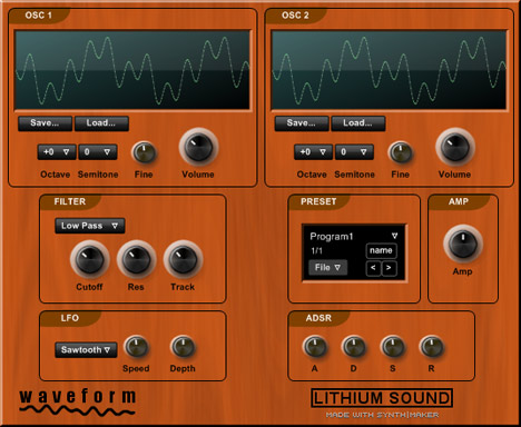 Waveform - free Wavetable synth plugin