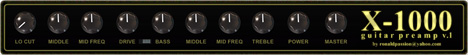 X-1000 - free Hi Gain guitar preamp plugin