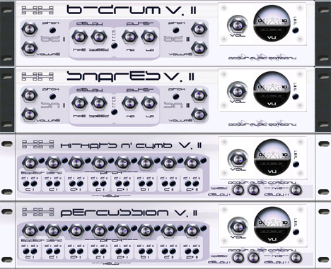 XXDrummodules - free Drum synth modules plugin