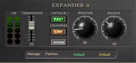 Expander - free Dynamic processor plugin