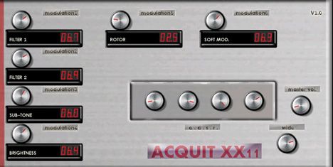 Acquitxx11 - free FM synth plugin