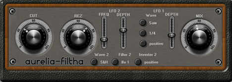 aurelia-filtha - free Vintage filter plugin