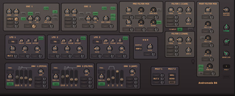 b6 - free Andromeda A6 emulation plugin