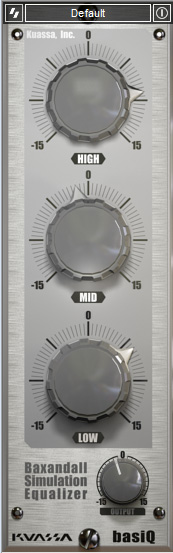 basiQ - free 3 band Baxandall EQ plugin