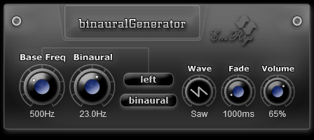 binauralGenerator - free Binaural beats generator plugin