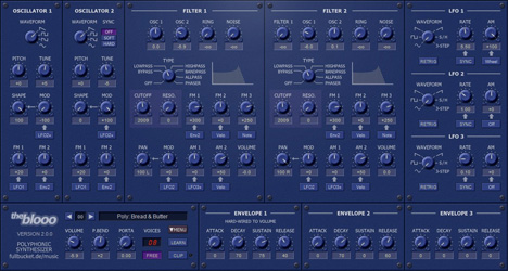 The blooo - free Analog synth plugin