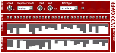 breakdown - free Filter cycler plugin