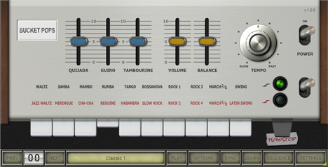 Bucket Pops - free KORG Mini Pops-7 emulation plugin