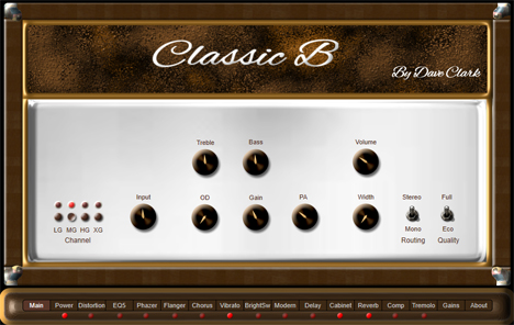 Classic B - free Guitar amp plugin