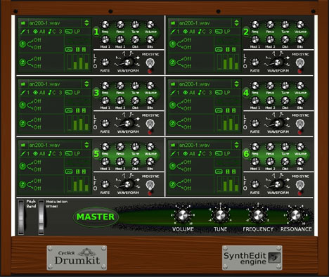 Drumkit - free Drum kit sampler plugin