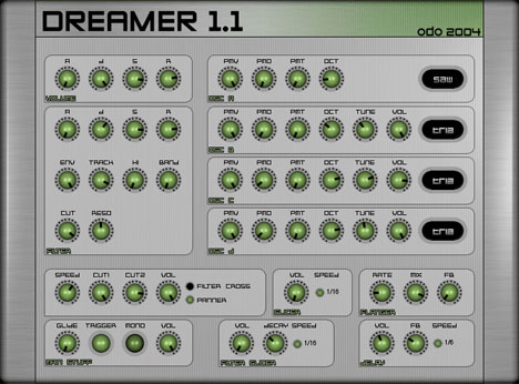 Dreamer - free Analog synth plugin