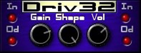 Driv32 - free Waveshaping distortion plugin