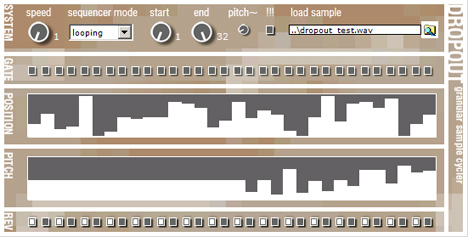 dropout - free Granular sample cycler plugin