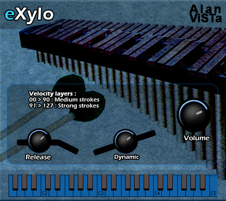 eXylo - free Xylophone plugin