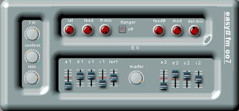 easy-fm - free 4 operator FM synth plugin