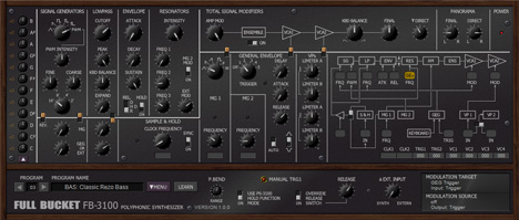 FB-3100 - free KORG PS-3100 emulation plugin